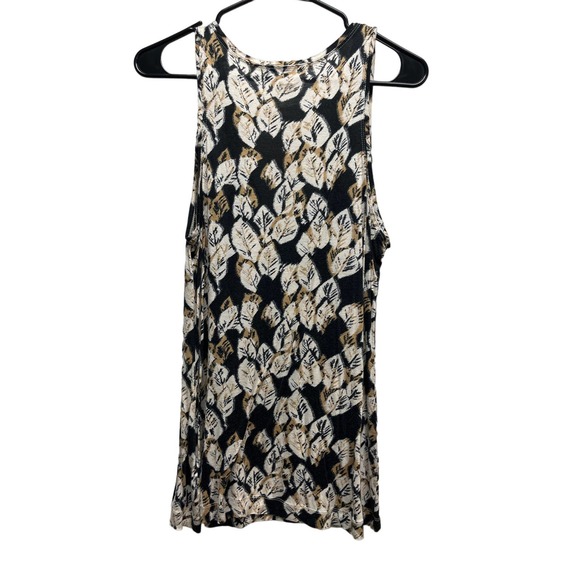 Banana Republic - Leaf, Ruffled Swoop Neck Tank - Size Large - Picture 5 of 7
